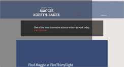Desktop Screenshot of maggiekb.com